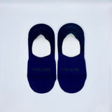 HAND-DYED NATURAL AIZOME "KASE" WITH 100% ORGANIC COMBED COTTON - AIZOME (body/toes)/BLACK (heel) WITH カナコデBLACK STAMP