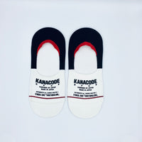 KANACODE No-show socks. 100% Organic Combed Cotton and 100% Washi, Japanese paper yarfn
