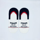 KANACODE No-show socks. 100% Organic Combed Cotton and 100% Washi, Japanese paper yarfn