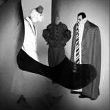 HAND-DYED NATURAL AIZOME "KASE" WITH 100% ORGANIC COMBED COTTON - AIZOME (body/toes)/BLACK (heel) WITH カナコデBLACK STAMP